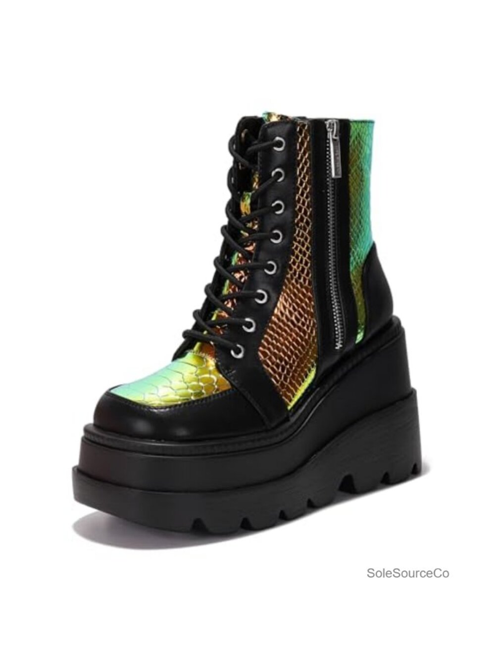 Cape Robbin Radio Women's Platform Ankle Boots Chunky Block Heel Booties